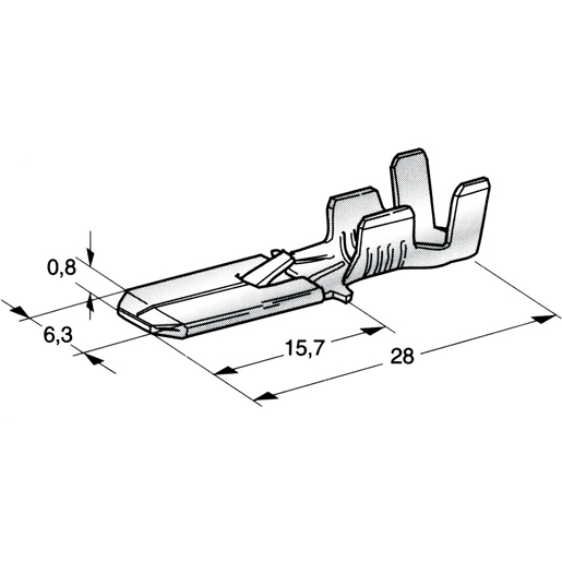 Dibujo técnico de TERM.LAM.MACH.LATON EST. 6,3 (1:2,5) 100